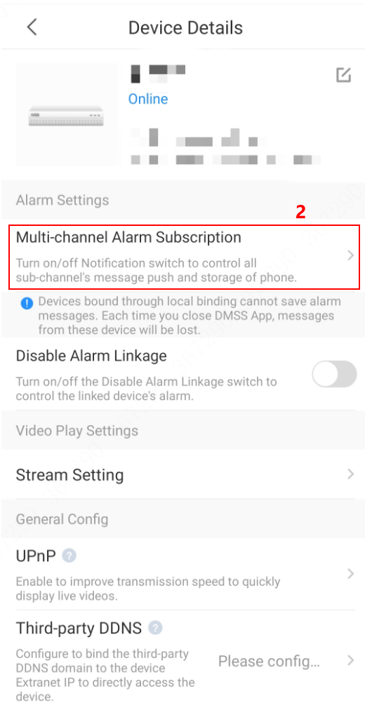 How to subscribe alarm notifications in DMSS account mode Dahua Tech