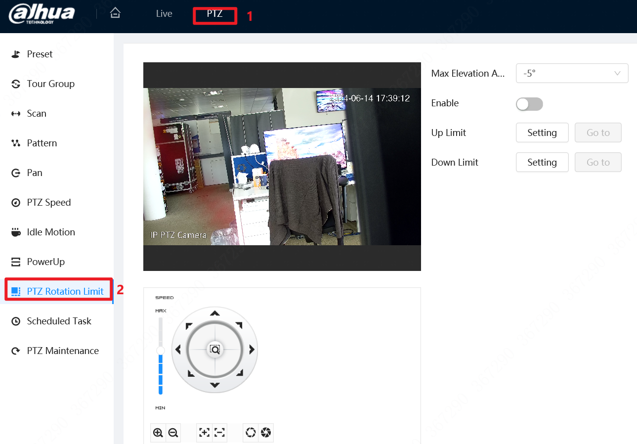 How to Set PTZ Rotation Limit – Dahua Tech UK & Ireland