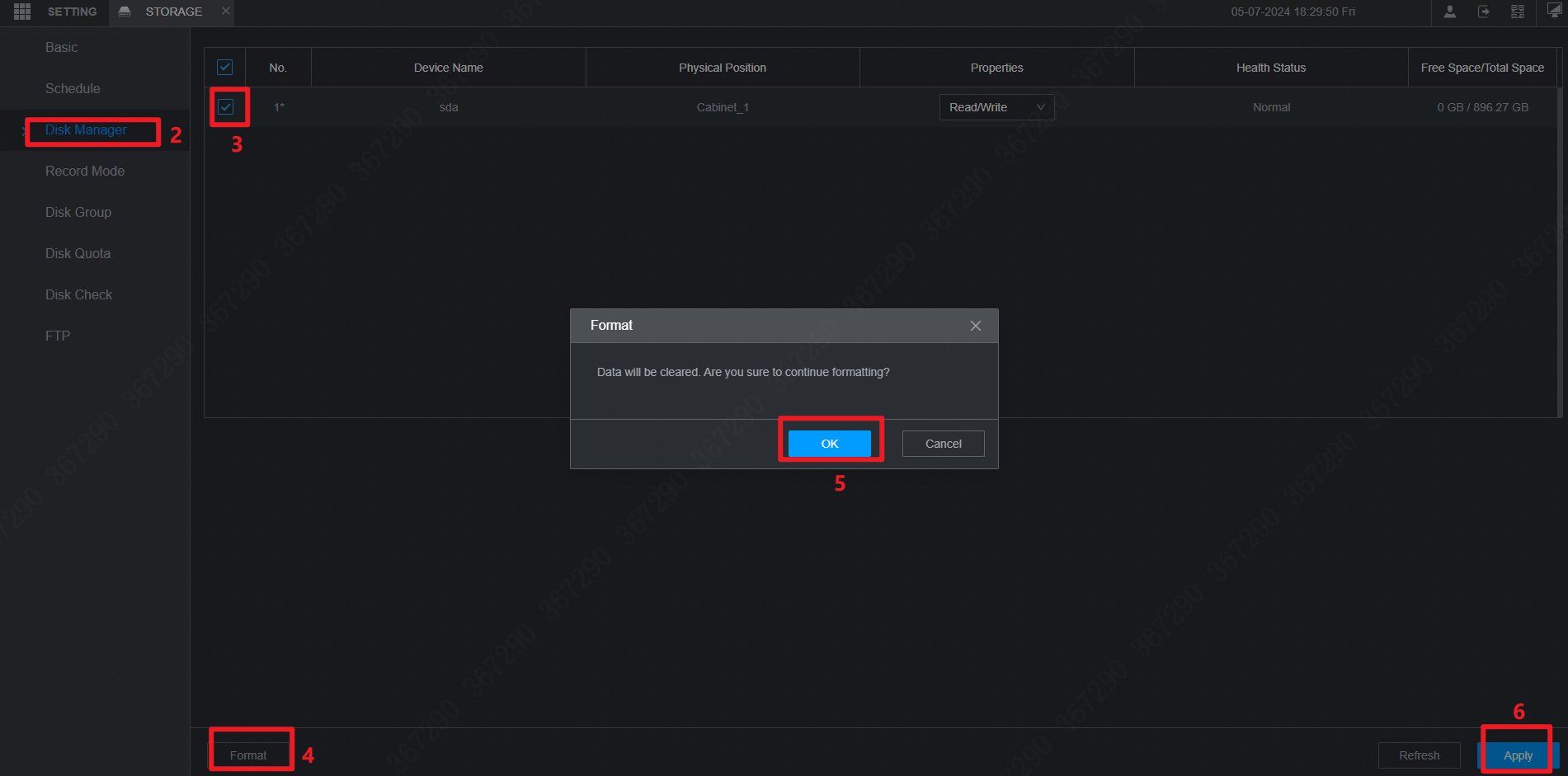 How To Format Hdd Of Nvr Dahua Tech Uk Ireland